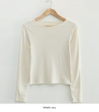 [BAON] Sokai Round Ribbed Tee