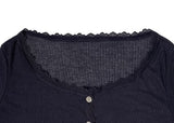 Sant Soft Lace Frill Cardigan