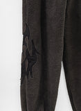 Karan Fleece Patch Jogger Pants