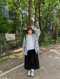 Dyosu Summer Check Hood Wind Jumper