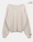 Ste V-neck loose knit