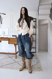 Wave shirring muffler