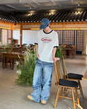 Washed Domingo denim pants