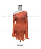 Mandarin Unbalanced Long Knit