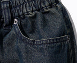 Moderate Thin Balloon Denim Pants