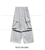 Hack Wide Big Pocket Sweat Cargo Pants