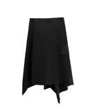 Sherbell Pocket Wrap Layered Skirt