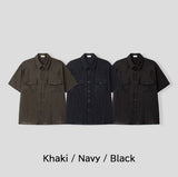 Rodin Wrinkle Two-Pocket Short Sleeve Shirt