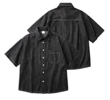 Flint Denim Short Sleeve Shirt