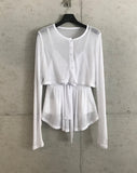 Breeze Sleeveless Cardigan Set