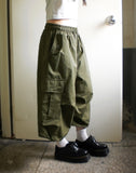 Neyo two-way string cargo bermuda pants