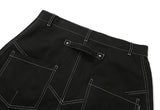 WIDE COTTON CARGO PANTS