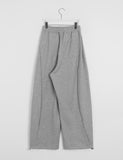 [unisex] Clue side pin tuck banding training jogger pants
