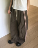 Neot Side Track Color Matching Nylon Pants