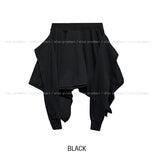 Foldy Unbalanced Shibori Strap Skirt