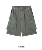DEFENER Dyeing Bermuda Cargo Pants