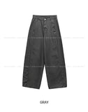 Teak Rivet Pocket Balloon Cotton Pants
