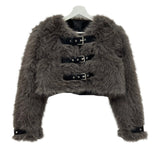 Buckle Fur Jacket