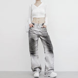Amane Washing Denim Pants