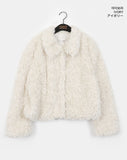 Loewe Collar Fur Short Jacket