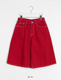 Dudupe Color Cotton Bermuda Pants