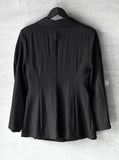Leg of Mutton Sleeve Linen Jacket