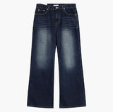 Eunice Ribbed Cat Bootcut Denim Pants