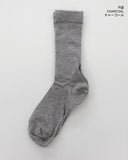 Tijou ribbed see-through long knee socks