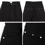 Eden Studded Curved Cotton Pants