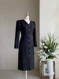 Aillo V-neck tweed one piece