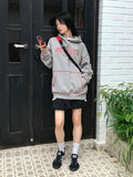 OUT OVERLOCK HOODIE