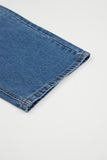 Logan cat washed wide denim pants