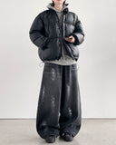 Dutch Black Balloon Wide Denim
