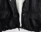 [Fur lining] Hiran Mink Fur Collar Leather Jumper