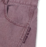 Pigment Washing Denim Cut Out Pants