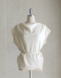 Les Drape Yoru Cap Sleeveless T-Blouse