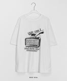 [unisex] Menk Vintage Printing Over Short Sleeve Tee