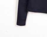 Watt Y2K Button V-neck Long Sleeve T-Shirt