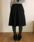 Stan Pleats Belt Midi Skirt Set