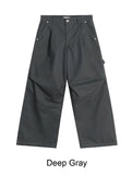 Heaven Wide Carpenter Cotton Pants