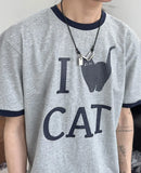 Lean Cat Ringer T-shirt