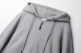 Blend Curve Overfit Heavy Hood Zip-up