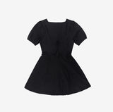 Clony Puff Raw Denim One Piece