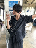 Line Brush Wide Denim