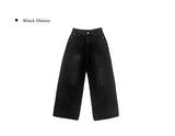 Swan Washing Denim Pocket Wide Pants