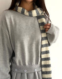 Dana Stripe Simple Muffler