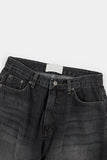 Milo snap wide denim pants
