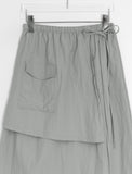 Jundro Summer Nylon Wrap Skirt