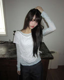[MADE] Ronen Shirred Short Sleeve Layered Tencel Long Sleeve T-shirt