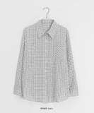 Hamiri Basic Pocket Check Long Sleeve Shirt